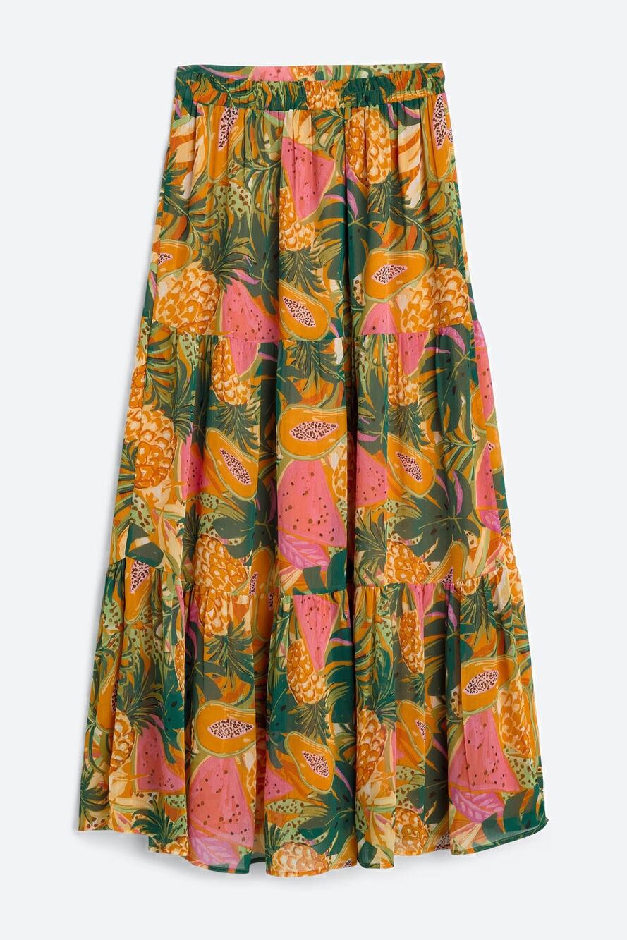 Daniel Rainn Mila Maxi Skirt XLP NWT